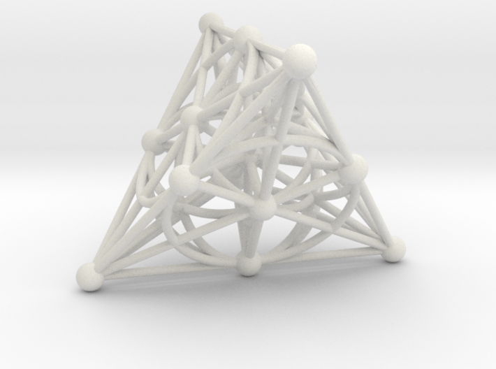 001: PG(3,2) - the smallest projective space 3d printed