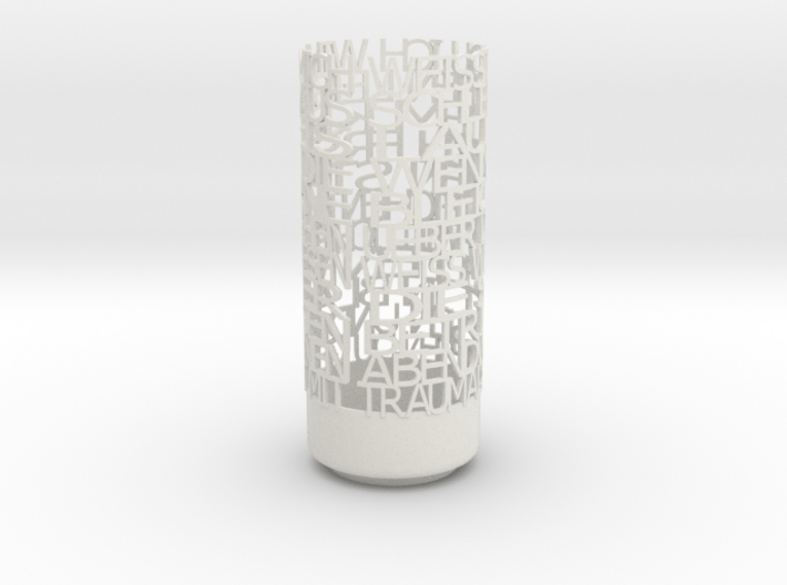 Rilke candle 3d printed 