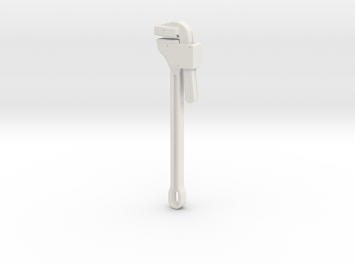 Pipe Wrench 1/2 scale 3d printed 