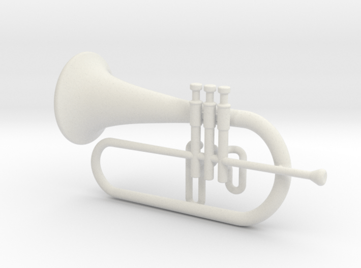 Flugel Horn 3d printed 