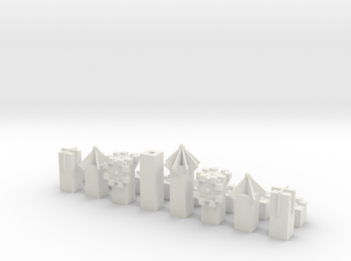 Laird's SCAD Chess Set 3d printed