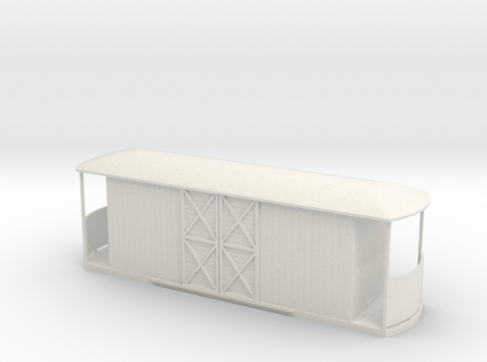 On30 Freight Tramcar 3d printed