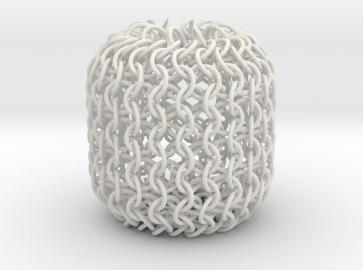 Chainmaille Dice Bag 3d printed 
