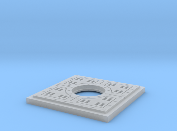 Floor Tile Manhole 3d printed 