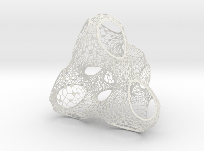 Tetrahedral 3d printed