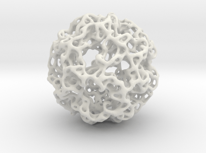 Tree Root Voronoi Sphere 3d printed