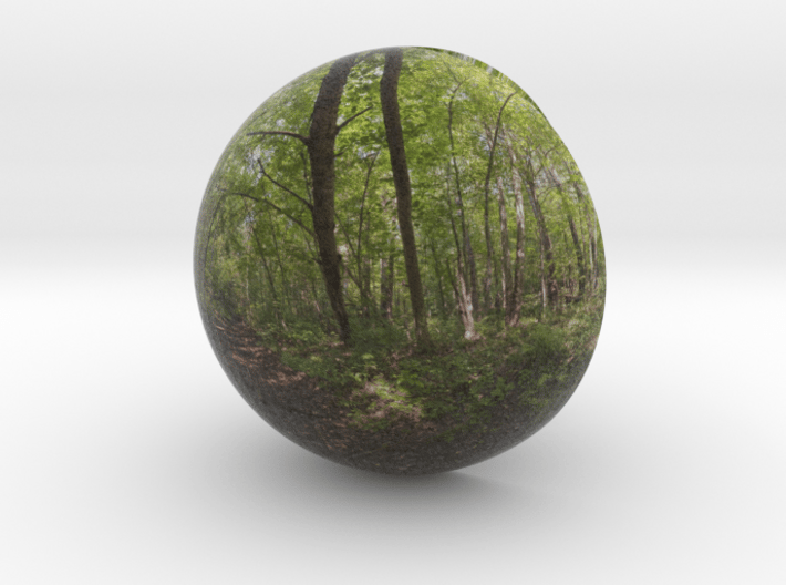 sphere panorama 4, opening 3d printed 