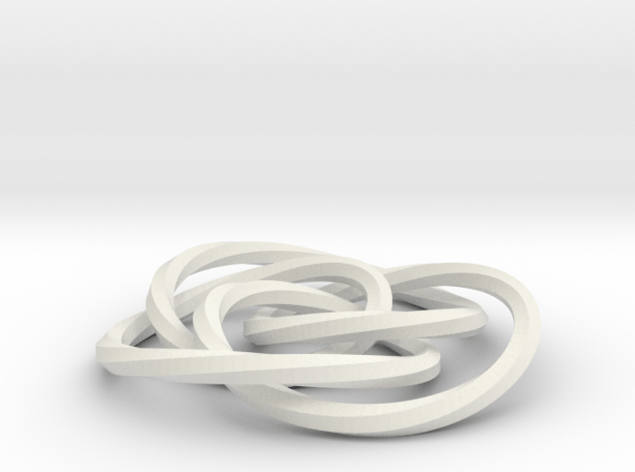 cycloidal knot 3d printed