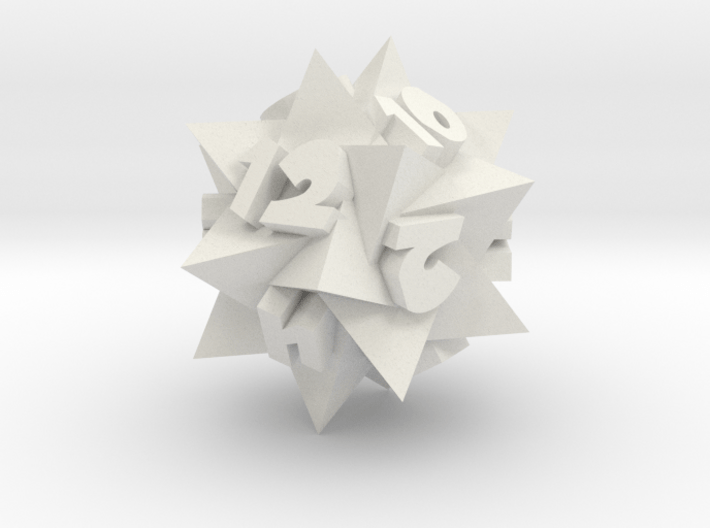 Compound of 5 Tetrahedra as d12 3d printed 