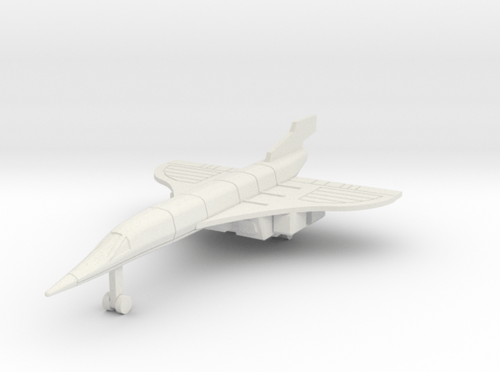Silver Jet2 3d printed