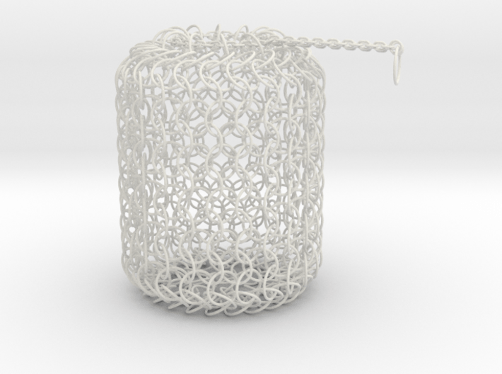 Large Chain Maille Dice Bag 3d printed
