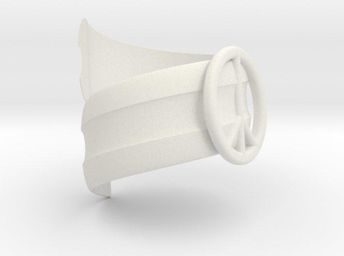 Ring Peace 3d printed 