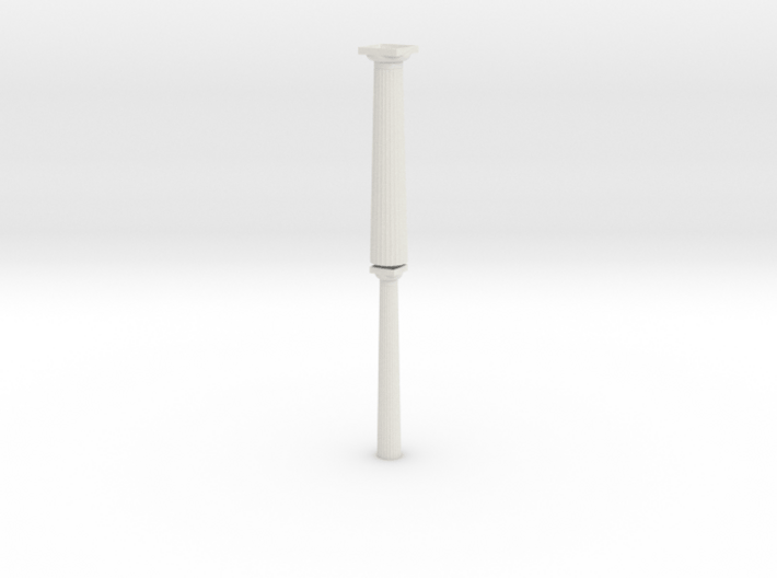 Paired 17.5cm Doric Columns - hollow core - Hollo 3d printed
