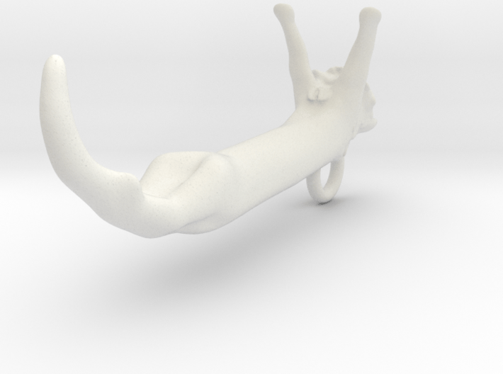 Longcat pendant 3d printed 