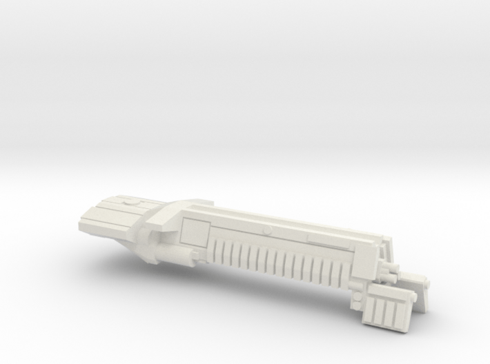 Fleet Scale Series 1: Terran Battleship 3d printed