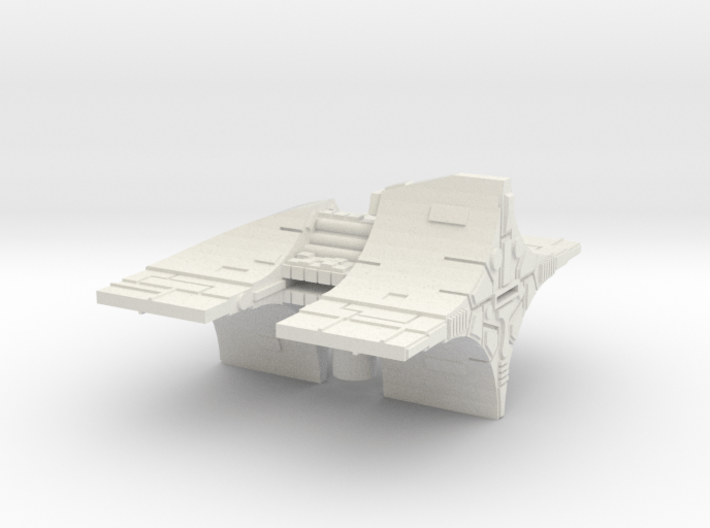 Fleet Scale Series 2: Alien Battleship 3d printed 