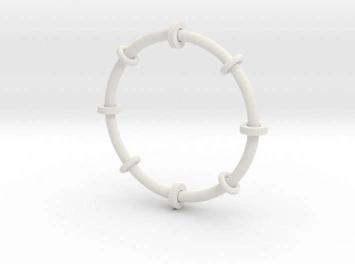 Fiddle toy bangle 3d printed 