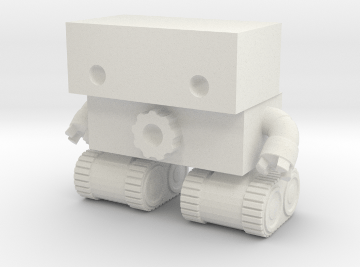 Robot 0025 Tank Tread Bot With Cog And Hands 3d printed 
