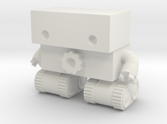 Robot 0025 Tank Tread Bot With Cog And Hands 2.5 t 3d printed