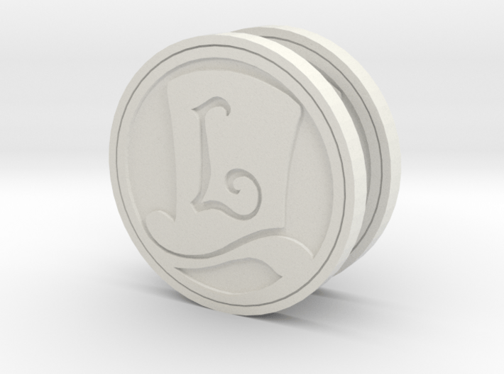 Layton Hat Coin 3d printed