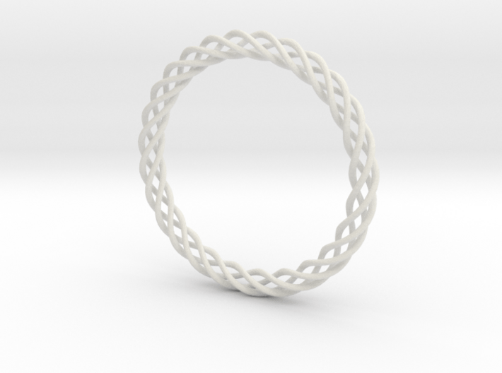 Braiding bracelet 3d printed 