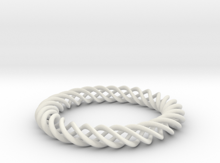 Braiding ring 3d printed 