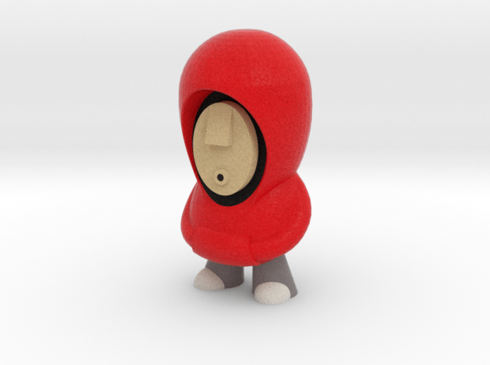 7cm Red Hoodie 3d printed