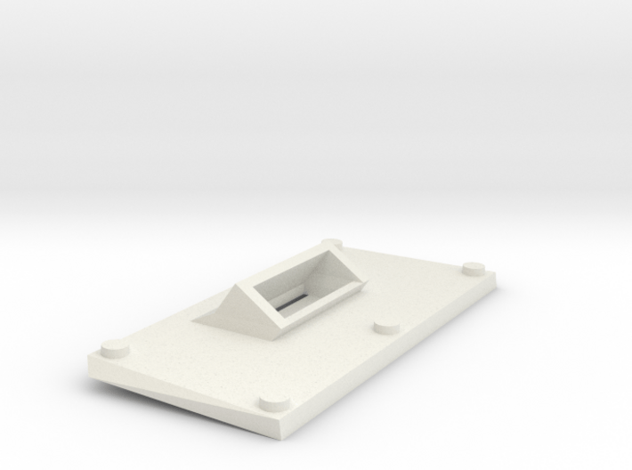 Simple alt front plate for goblin tank 3d printed 