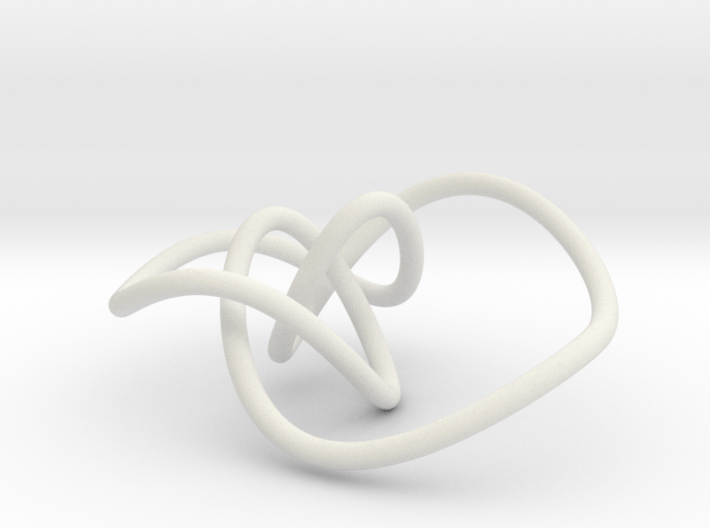 Mathematical knot, thin 3d printed