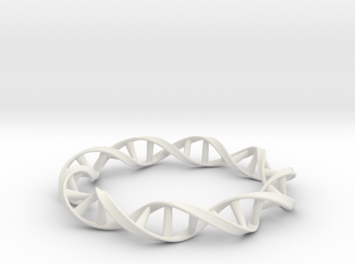 DNA Moebius Bracelet (Small) 3d printed 