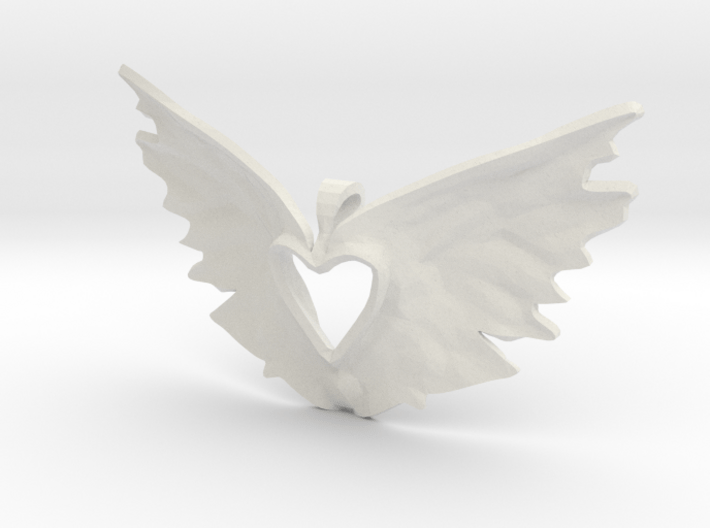 variation on the heart takes flight 3d printed 