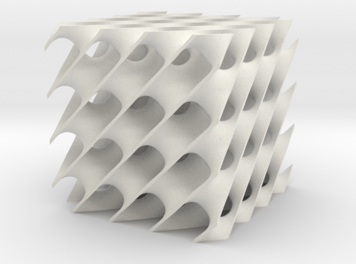 D periodic minimal surface 3d printed