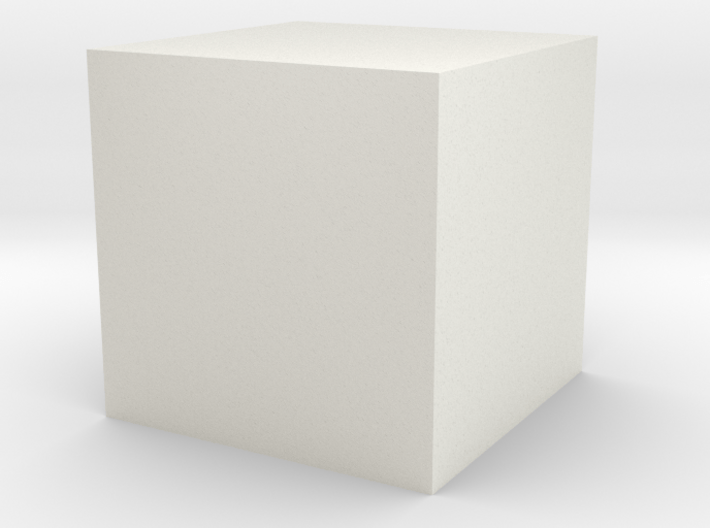 test cube 3d printed