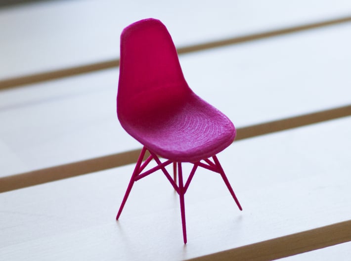 Eames Side Chair - 6.8cm tall 3d printed 