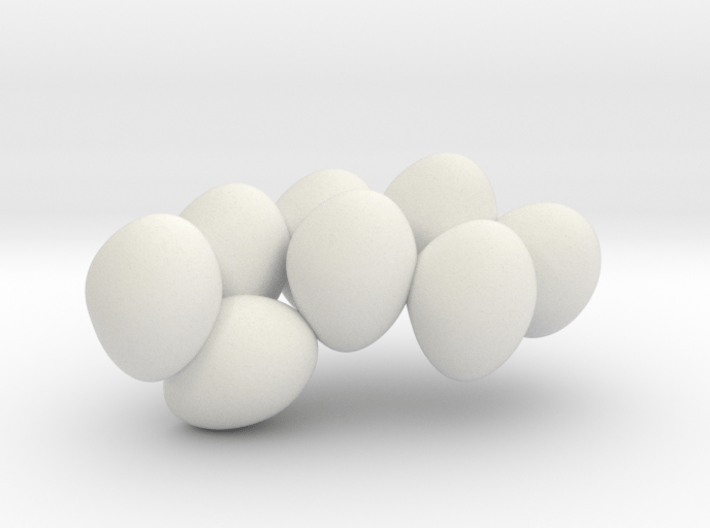 HYLONOMUS 7cm 2/2 (only eggs) 3d printed