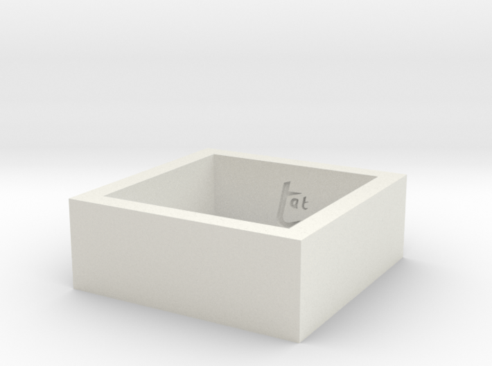 squareRing_17.5mmx8mm 3d printed 