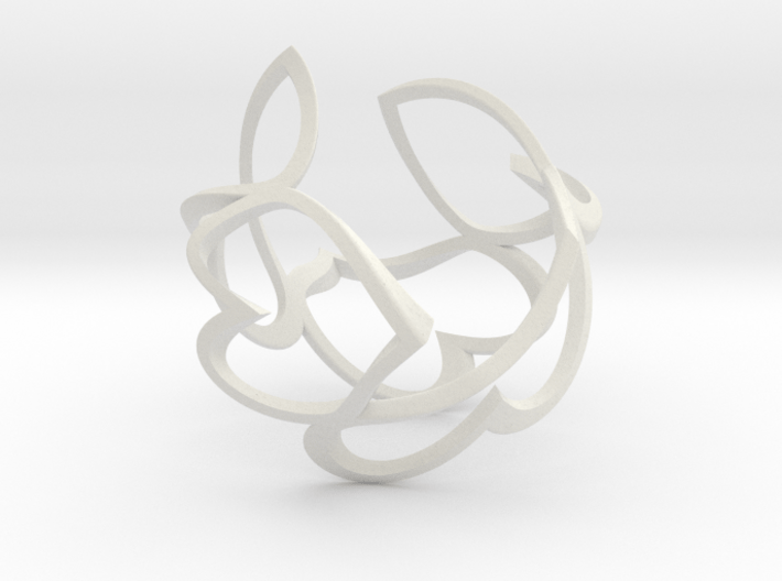 Twisted hearts 3d printed