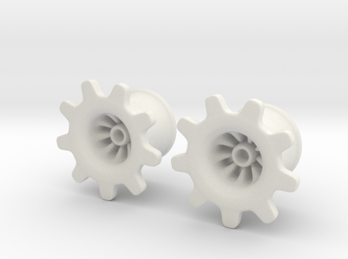 Gear-ring Plugs 1/2&quot; 3d printed