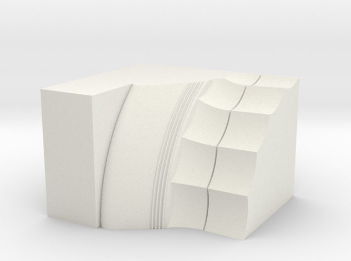 Parthenon Column Capital Slice (Hollow) 1:50 3d printed