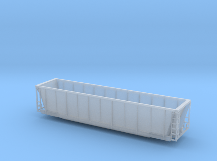 Z scale Coalveyor (tm) bathtub gondola 3d printed