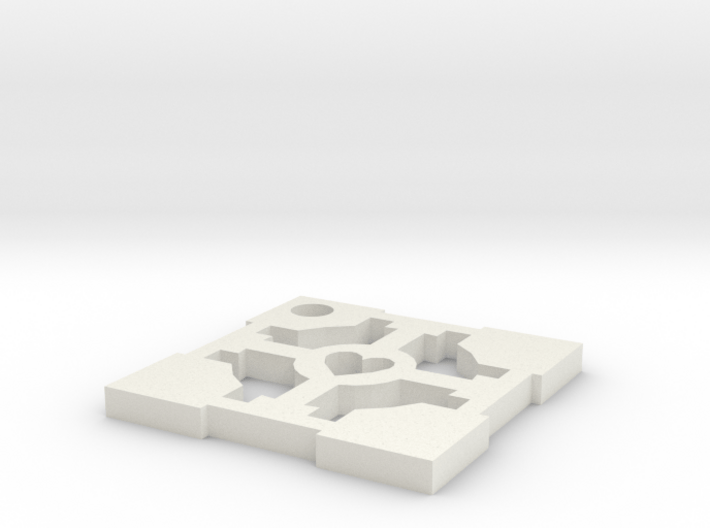 cube key 3d printed