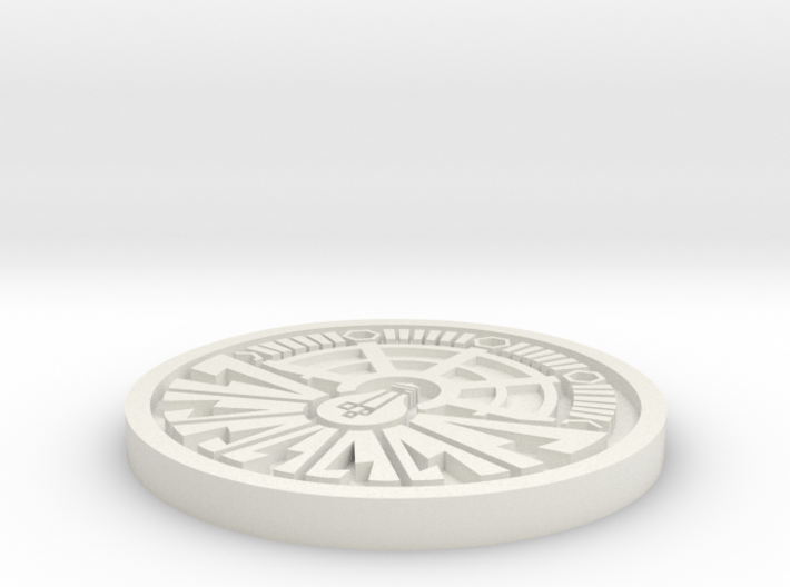 City of Ember Coin 1mm deep engraving 3d printed 