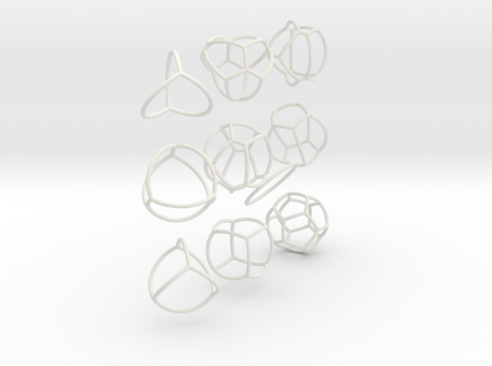 networks on the sphere 3d printed