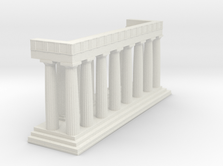 1:150 Parthenon Eastern Facade 3d printed 