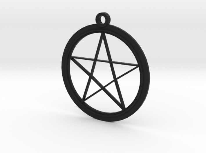 Pentagram Necklace 3d printed