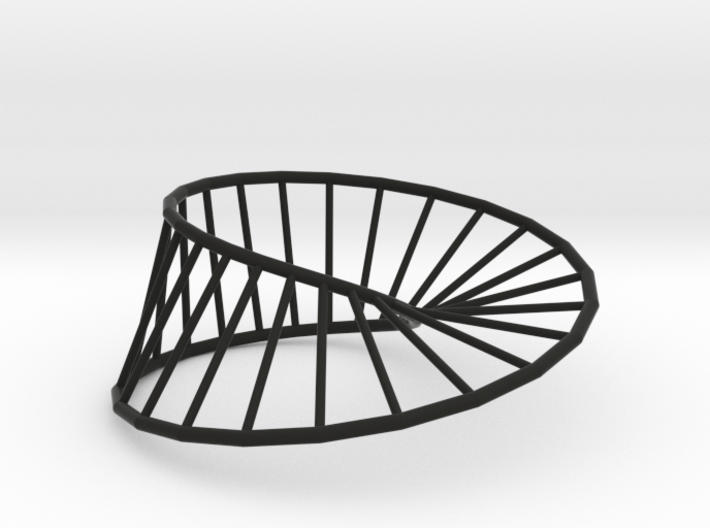 Moebius Line | Napkin Ring 3d printed 