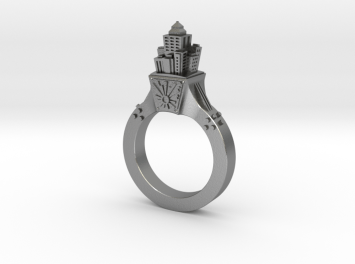 Skyscraper Ring 3d printed