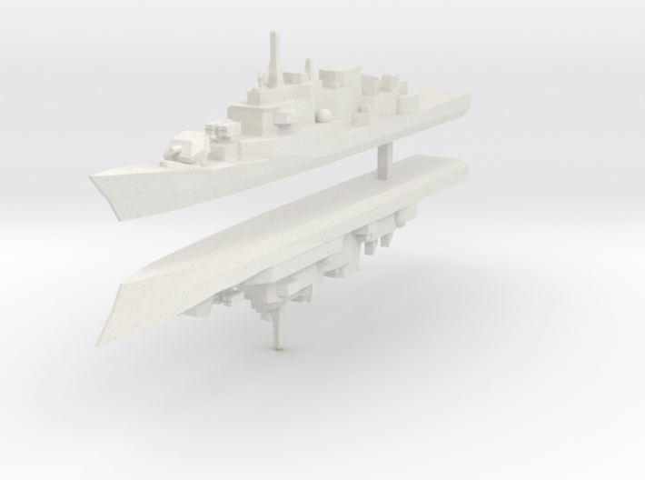 Maestrale frigate 1:2400 x2 3d printed 