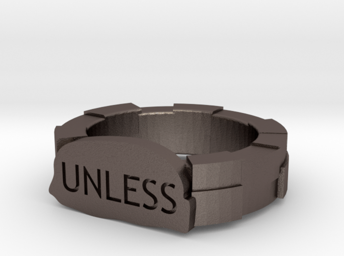 UNLESS Lorax ring 3d printed