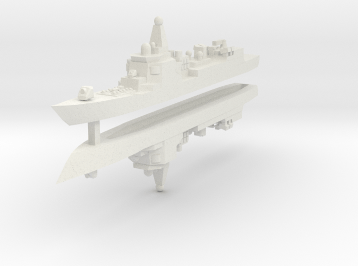 052 PLAN Destroyer 1:3000 x2 3d printed